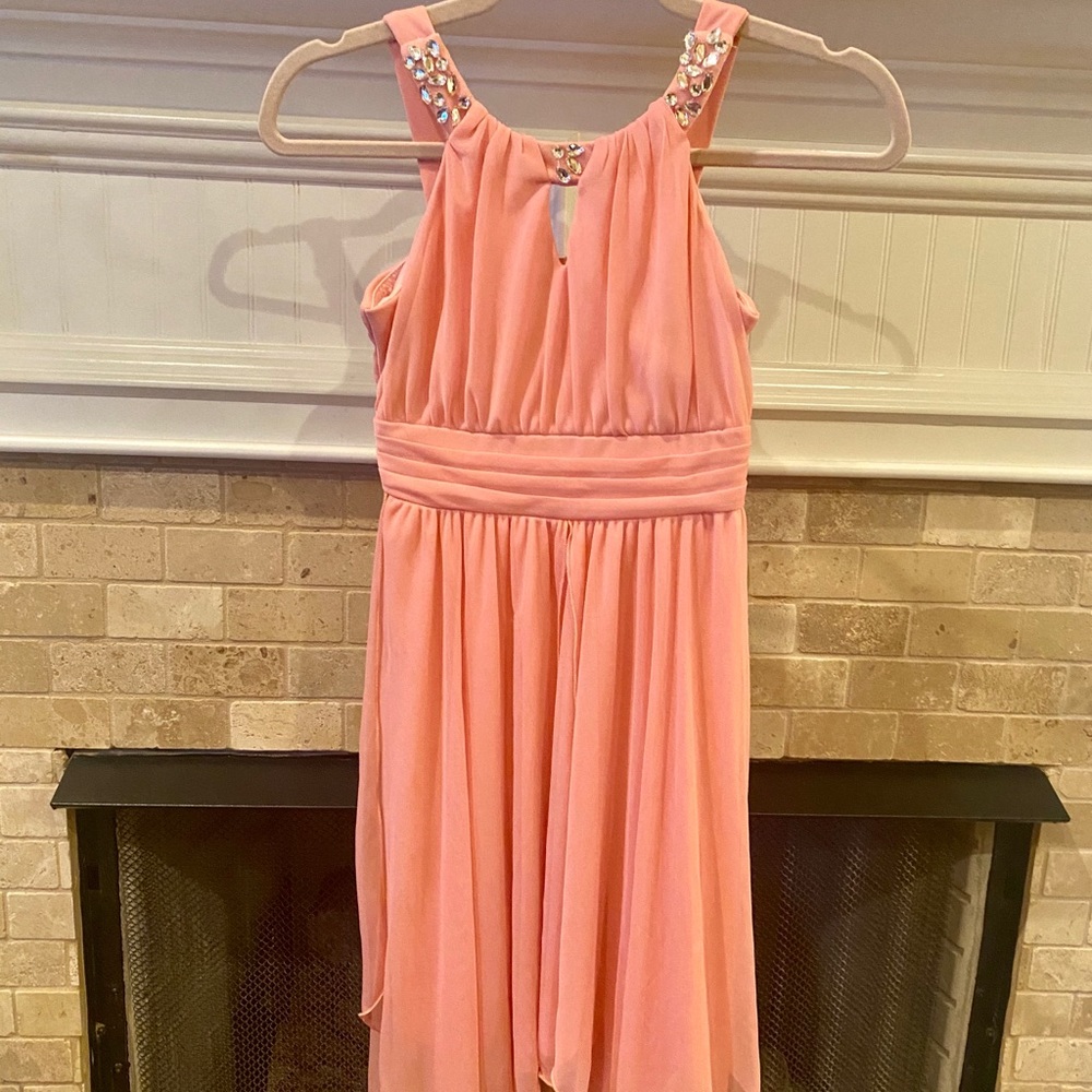 Beautiful Coral Peach Girl’s Dress